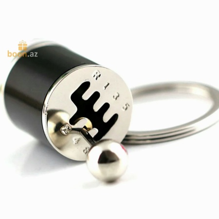 Брелок Коробка передач (черный)